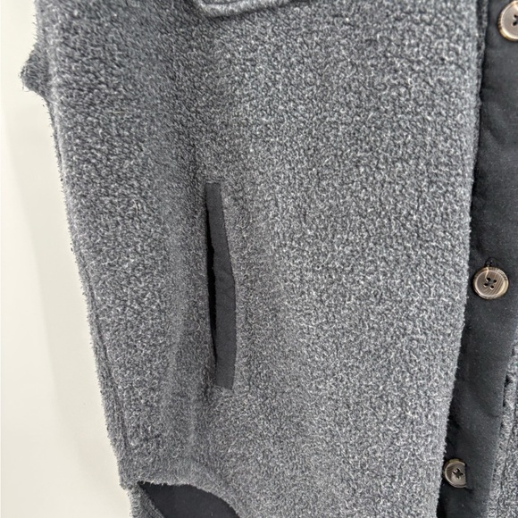 Free people we the free ruby vest shacket sleeveless black gray size medium - Picture 7 of 16